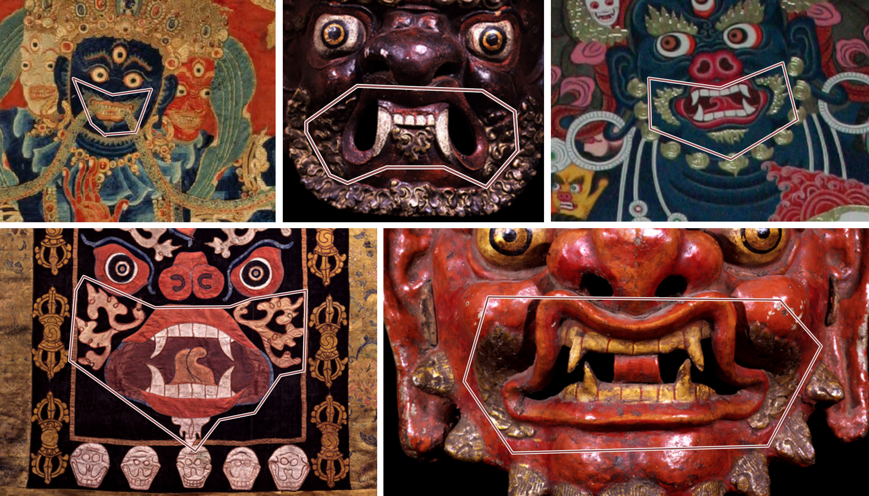 Flames around mouth examples
