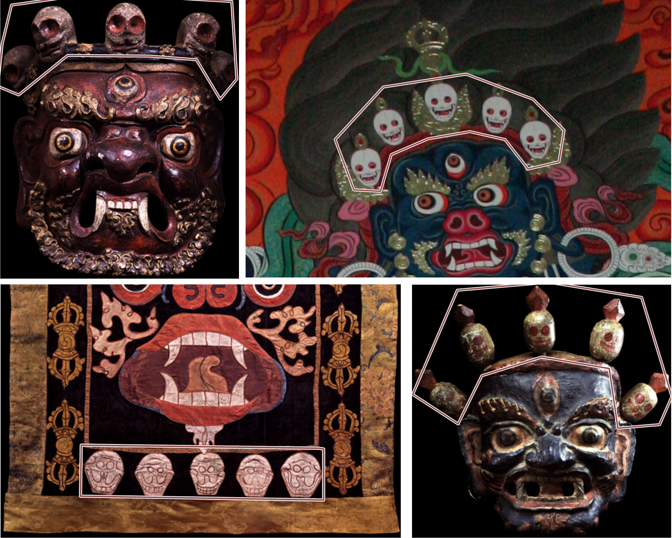 Examples of skulls